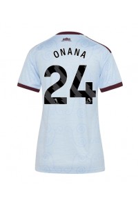 Aston Villa Amadou Onana #24 Jalkapallovaatteet Naisten Kolmaspaita 2026-27 Lyhythihainen